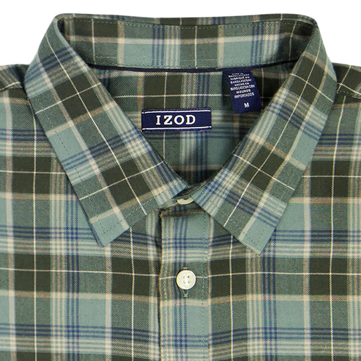 Izod Men's Luxe Twill Button Down Shirt