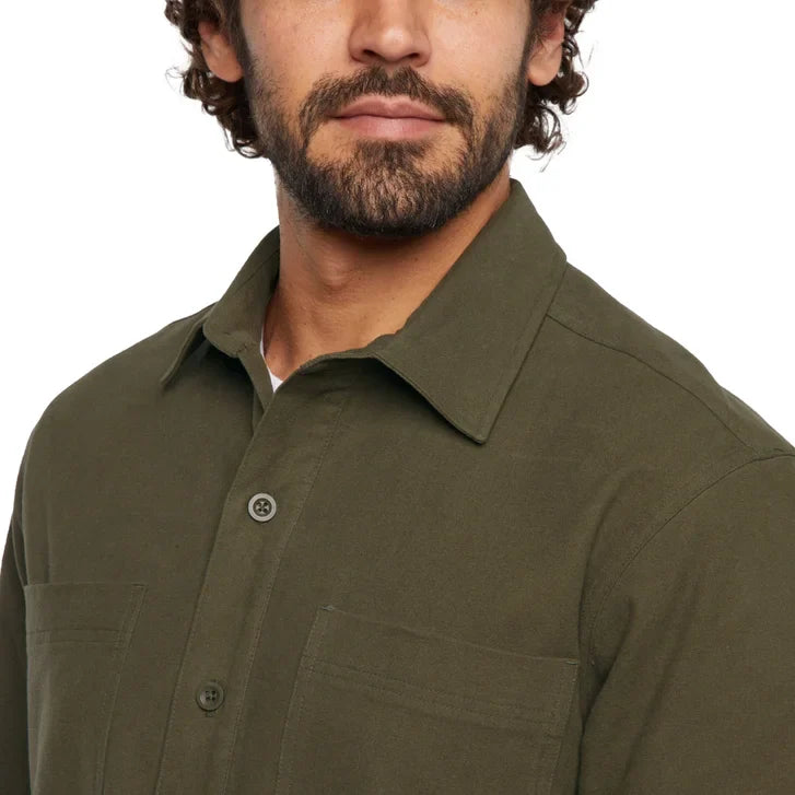 Woolrich Men's 100% Cotton Chamois Shirt