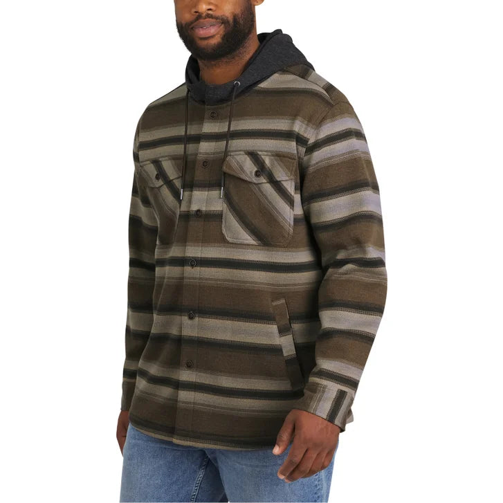 Quiksilver Men's Hooded Shirt Jacket