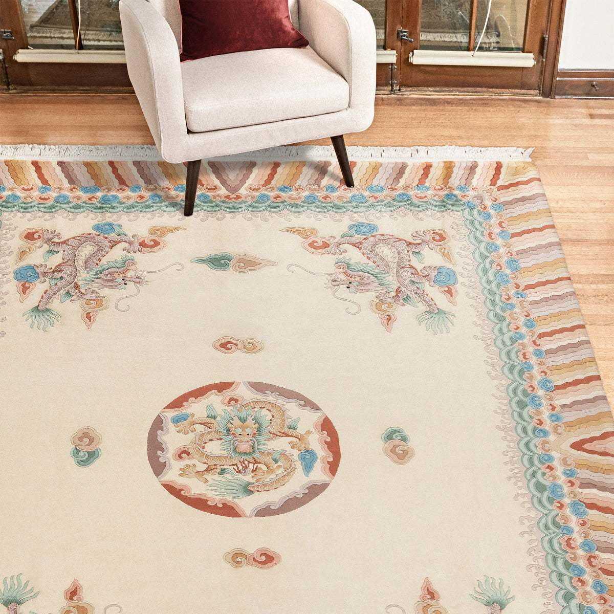 Pagoda Hand Knotted Rug Collection, Phoebe
