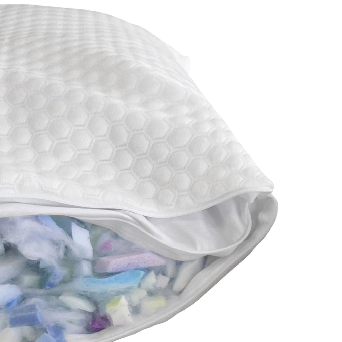 GhostBed 2.0 Adjustable Shredded Memory Foam Pillow, 2-pack