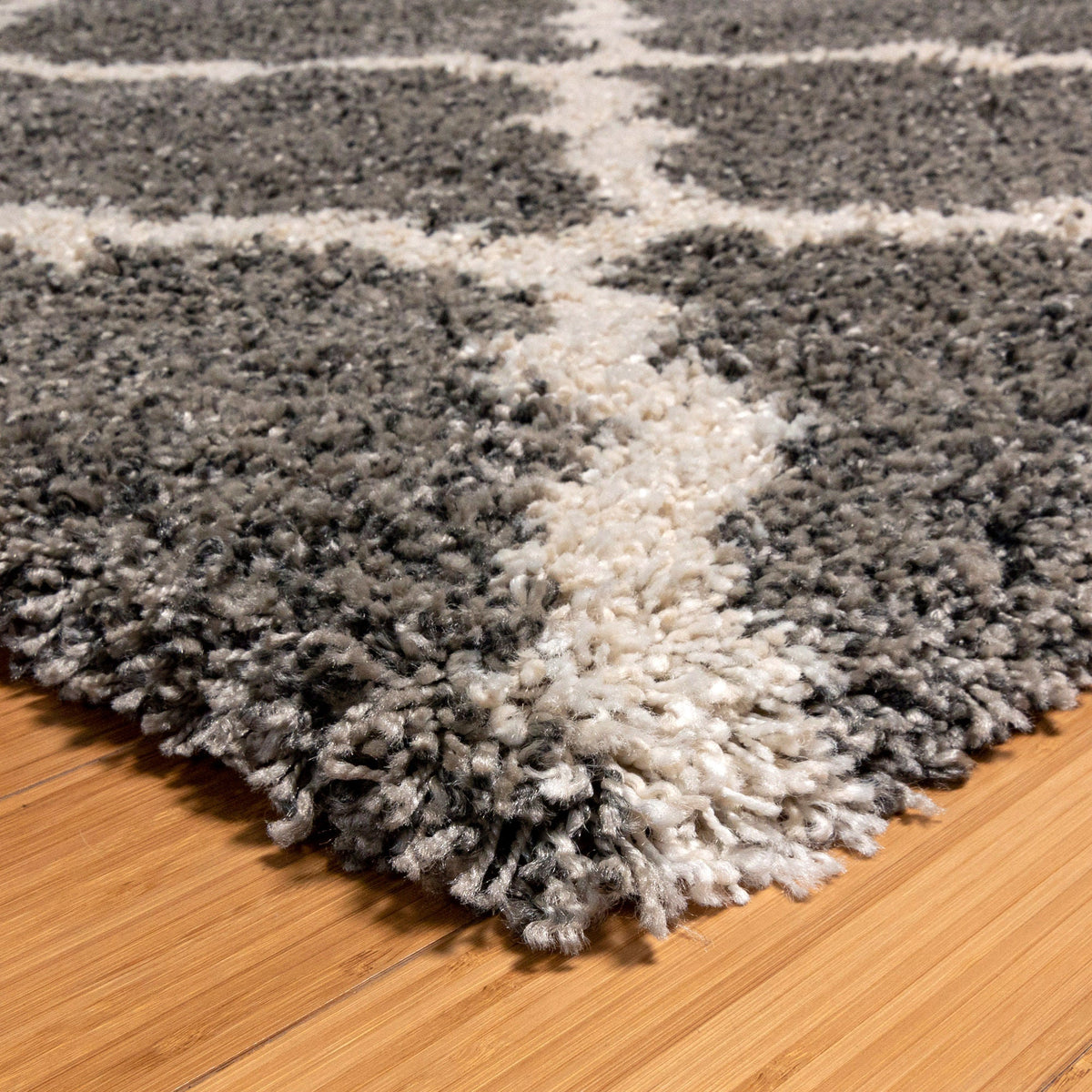 Thomasville Marketplace Luxury Shag Rug Collection, Trellis, 9'5” x 13'
