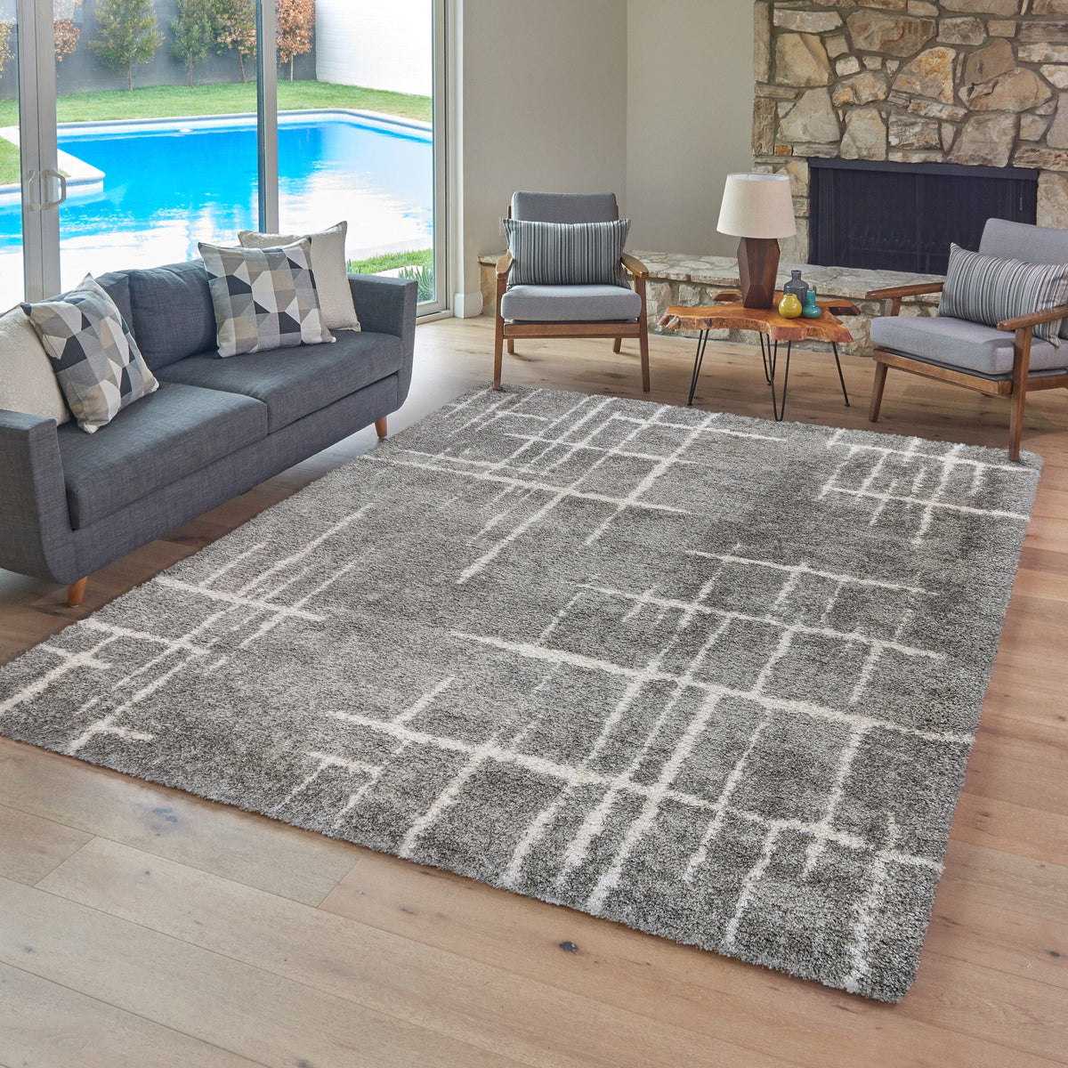Thomasville Marketplace Luxury Shag Rug Collection, Meara, 7'10" x 10'