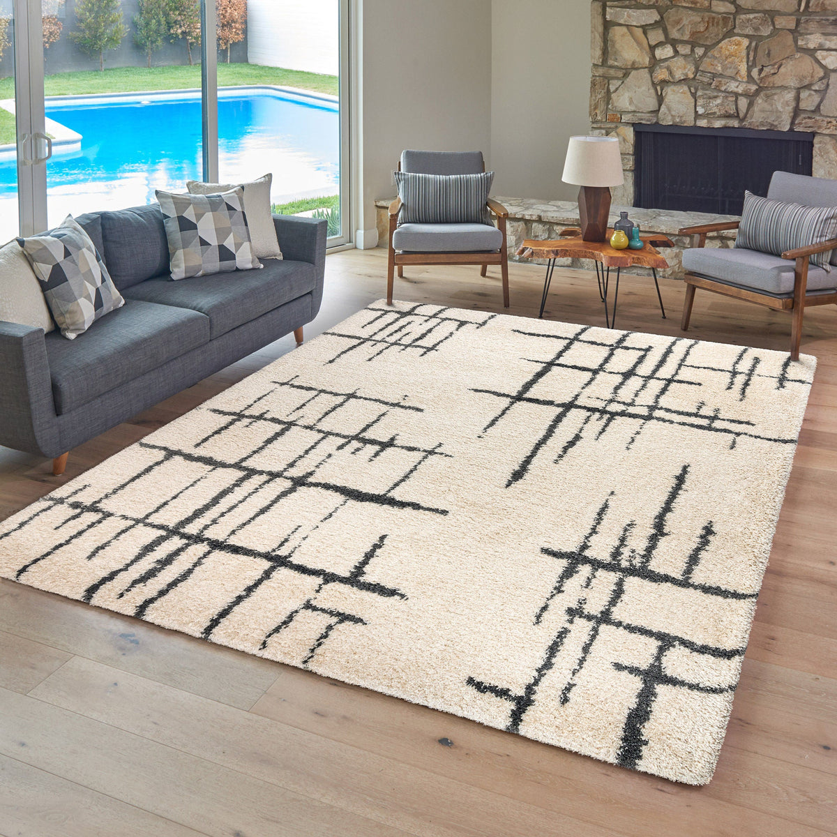 Thomasville Marketplace Luxury Shag Rug Collection, Meara, 7'10" x 10'