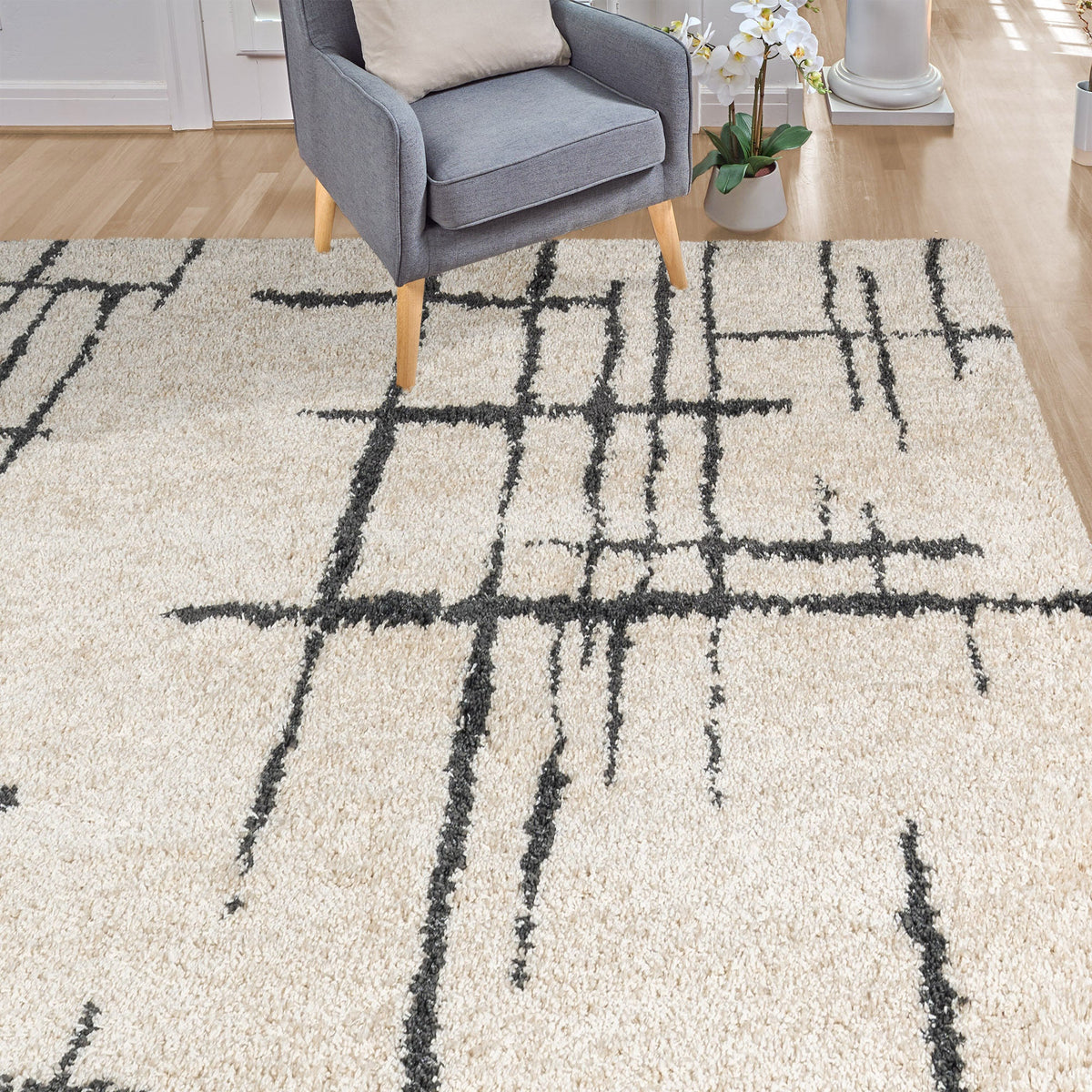 Thomasville Marketplace Luxury Shag Rug Collection, Meara, 7'10" x 10'