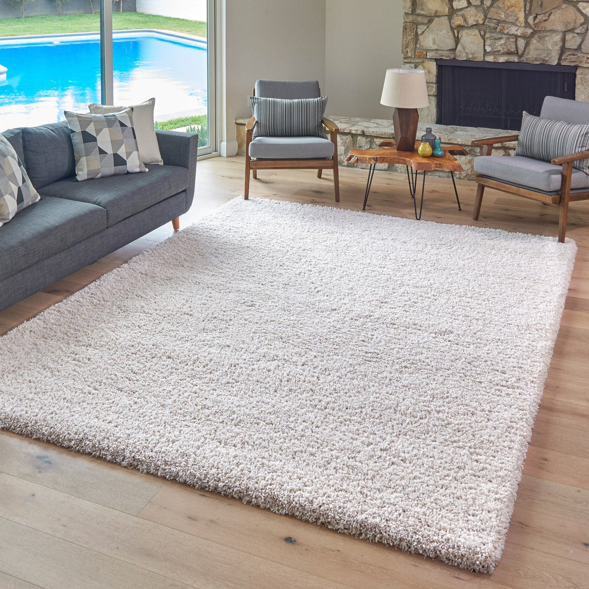 Thomasville Marketplace Luxury Shag Rug Collection, 6'6” x 9'6”