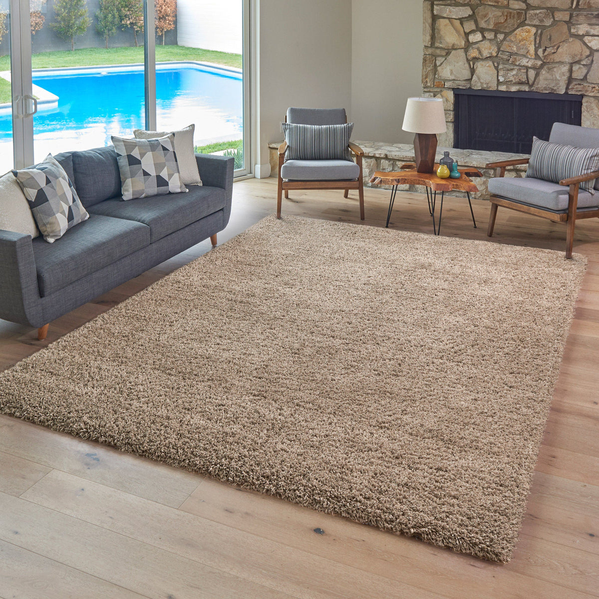 Thomasville Marketplace Luxury Shag Rug Collection, 7'10” x 10'