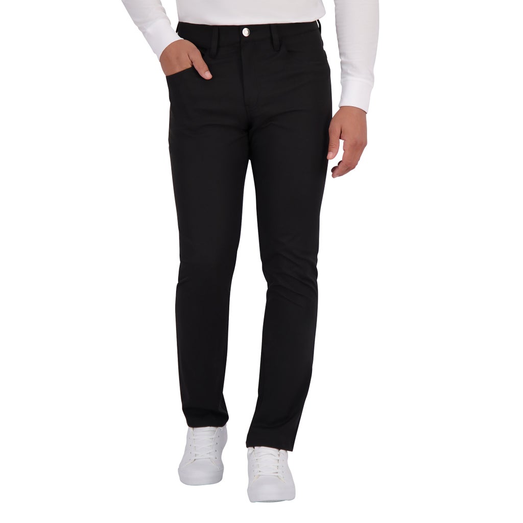 [color:black] Kirkland Signature Men's 5-Pocket Pant - Black - image 1