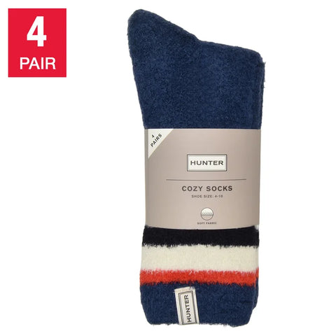 Hunter Women's Cozy Sock, 4-pair