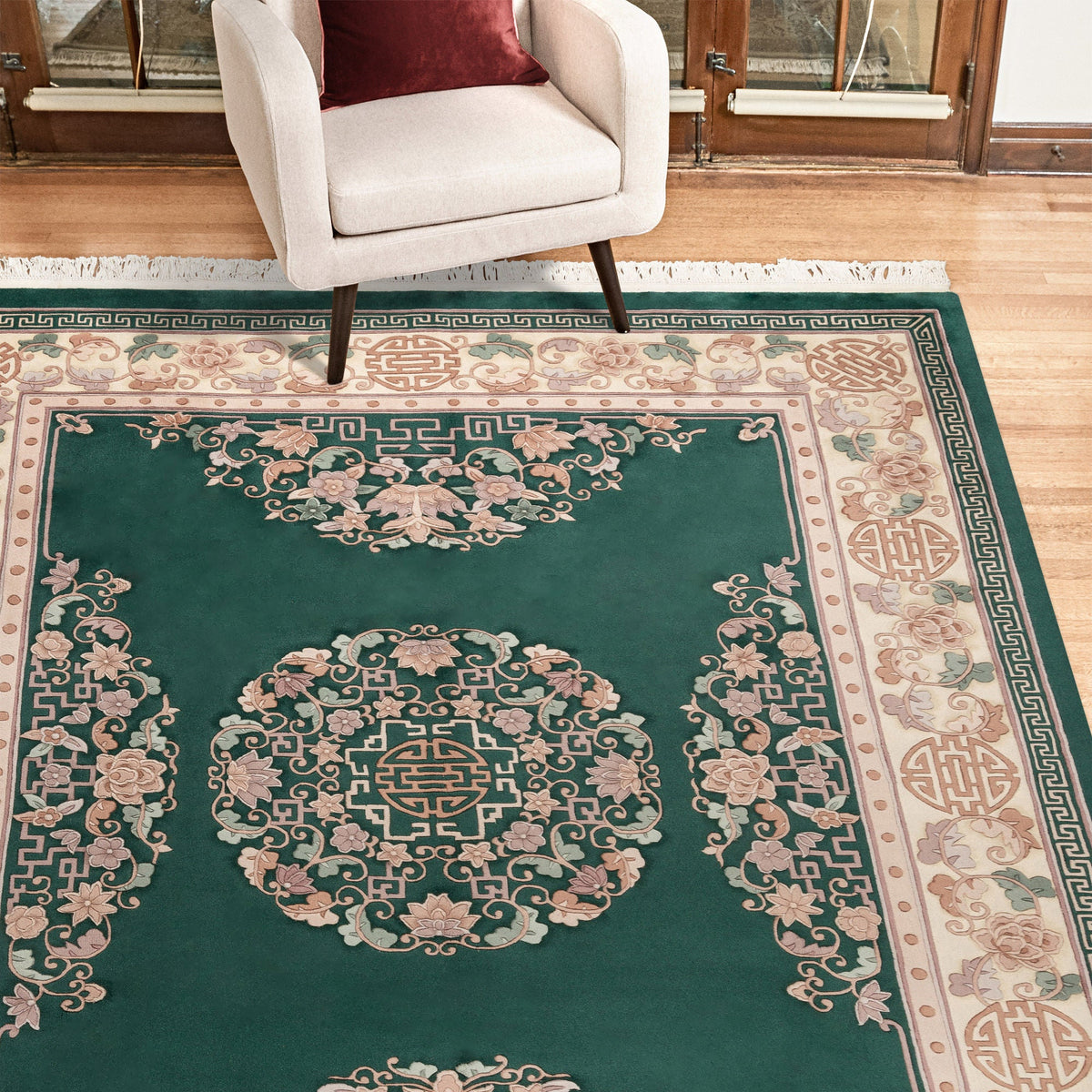 Pagoda Hand Knotted Rug Collection, Lyon