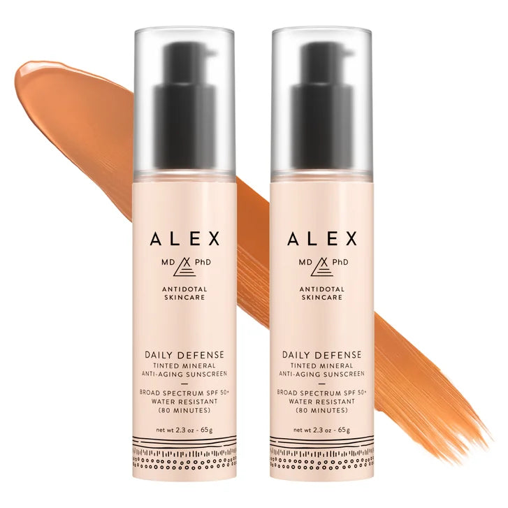 Alex MD PhD Daily Defense Mineral Anti-Aging Sunscreen SPF 50+ 2pk - image 1