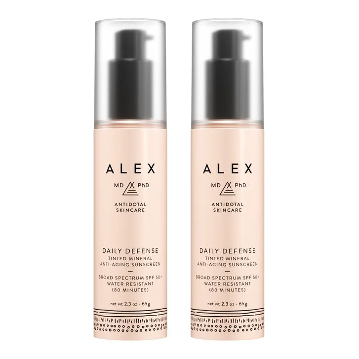 Alex MD PhD Daily Defense Mineral Anti-Aging Sunscreen SPF 50+ 2pk - image 4