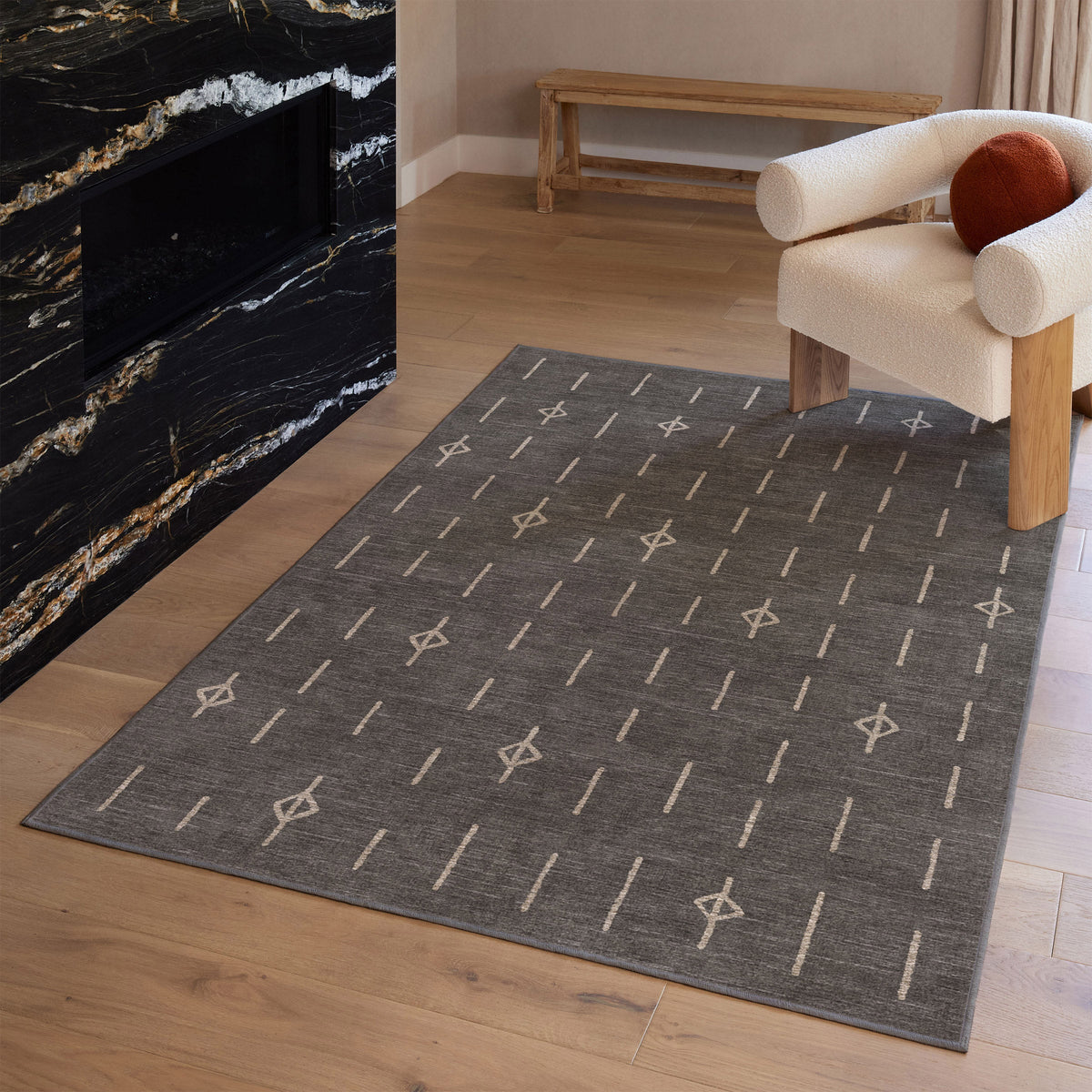 Ruggable Flatwoven Washable Alina Rug, 5' x 7'