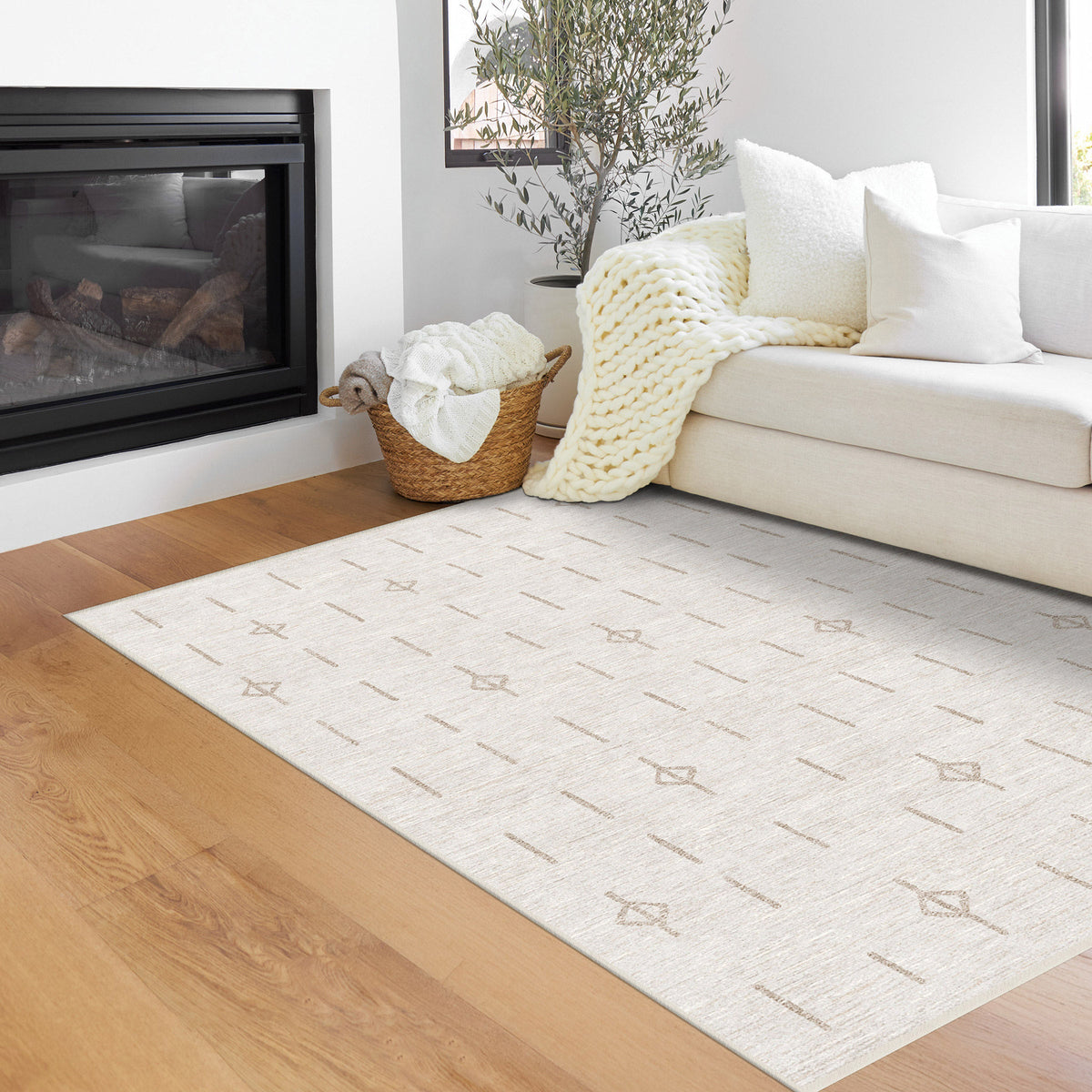 Ruggable Flatwoven Washable Alina Rug, 5' x 7'