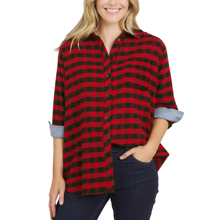 Land's End Women's Flannel Shirt