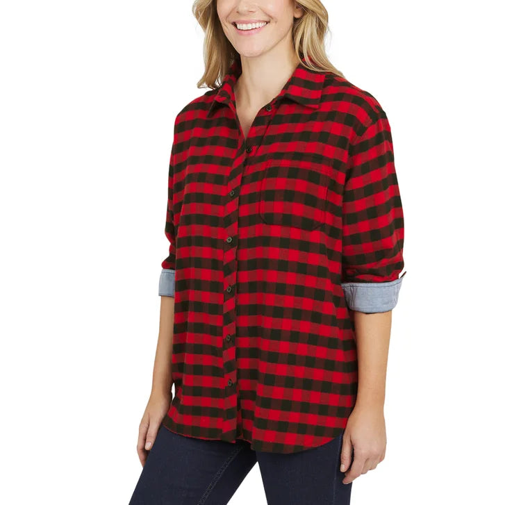 Land's End Women's Flannel Shirt
