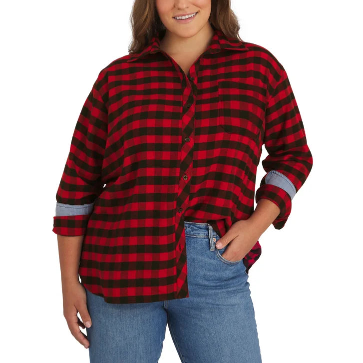 Land's End Women's Flannel Shirt