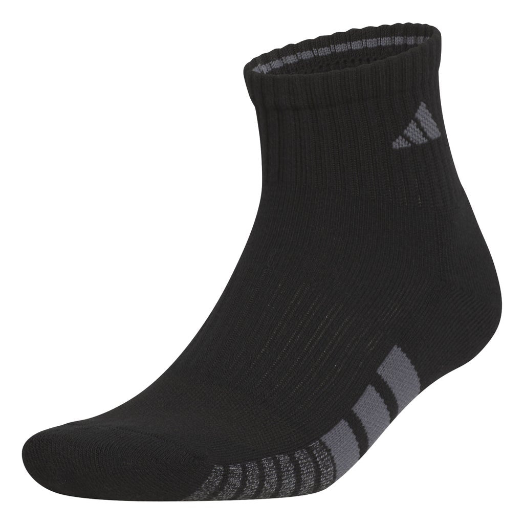 [color:black] adidas Men's Quarter Sock, 6-pair - Black - image 4
