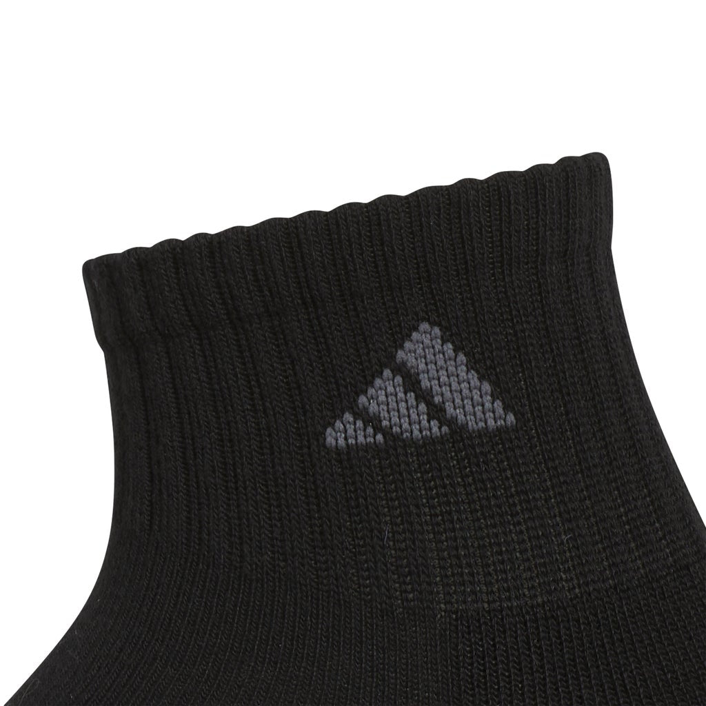 [color:black] adidas Men's Quarter Sock, 6-pair - Black - image 7