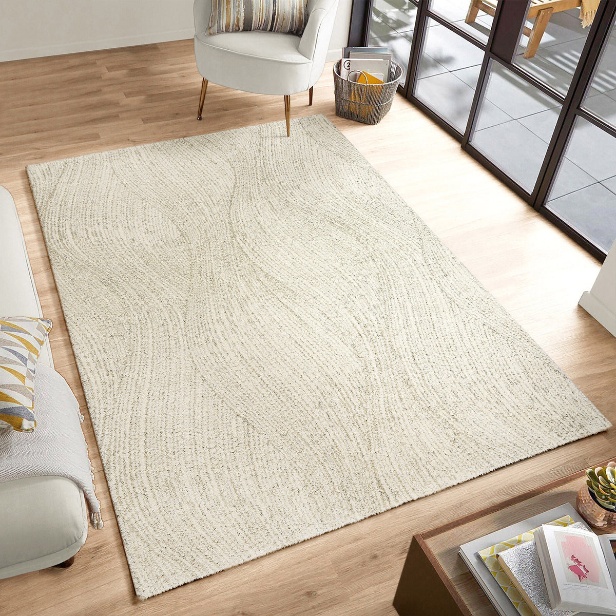 Foxwood Cozy Area Rug Collection, Conner Cream