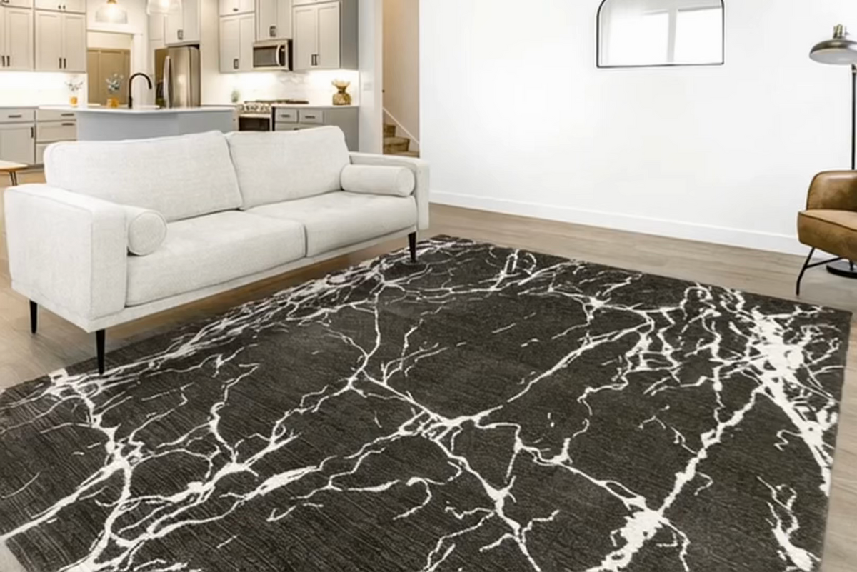 Foxwood Cozy Area Rug Collection, Radley Charcoal