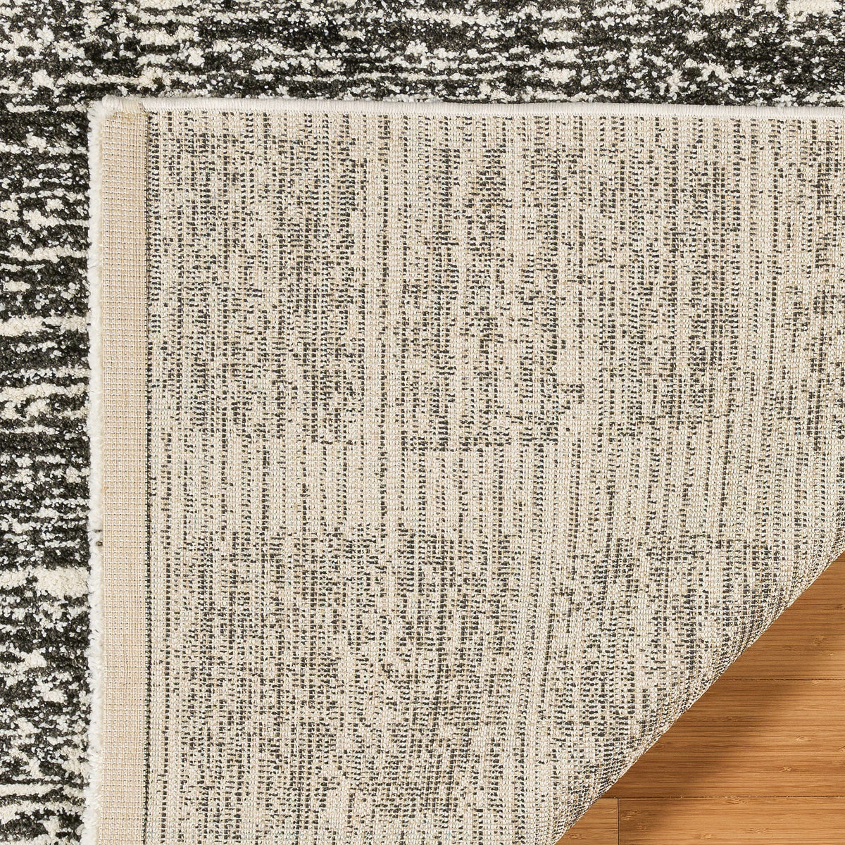 Foxwood Cozy Area Rug Collection, Alva Cream Charcoal
