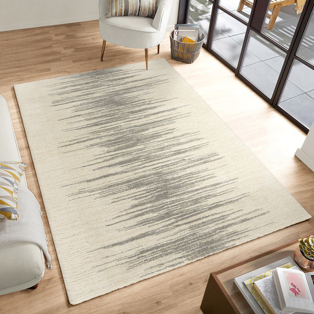 Foxwood Cozy Area Rug Collection, Katia Cream