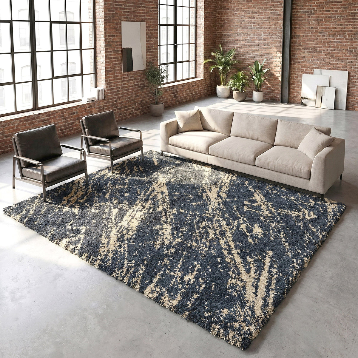 Thomasville Marketplace Luxury Shag Rug Collection, Adria, 7'10" x 10'