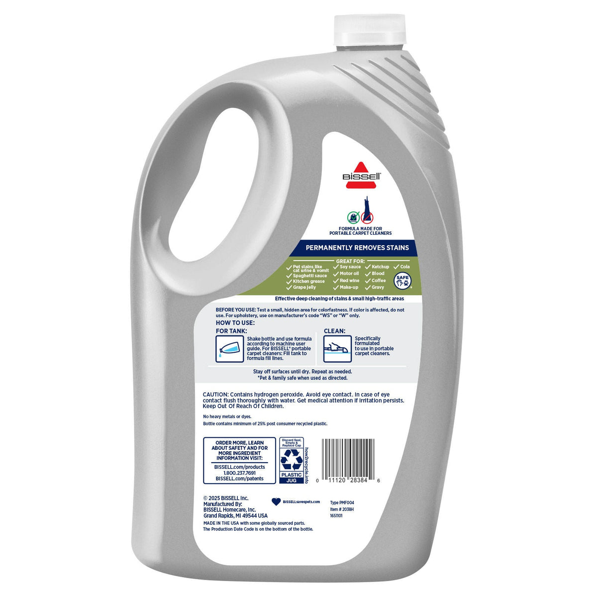 BISSELL Little Green Pro Oxy Spot & Stain Formula, 128 ounces