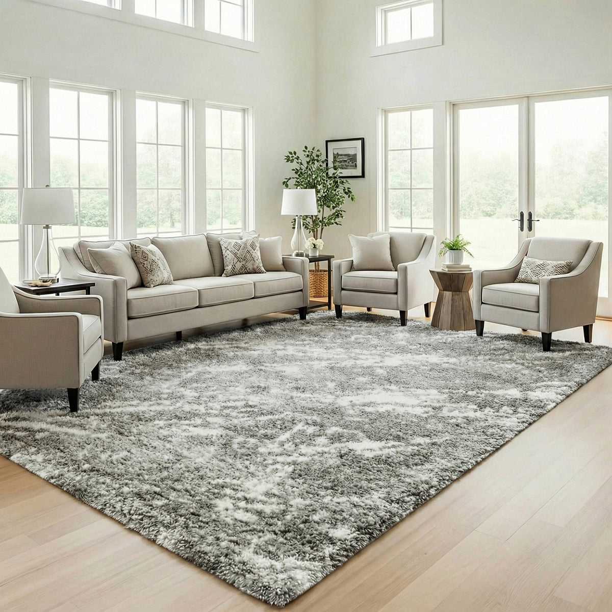Thomasville Marketplace Luxury Shag Rug Collection, Adria, 9'5" x 13'