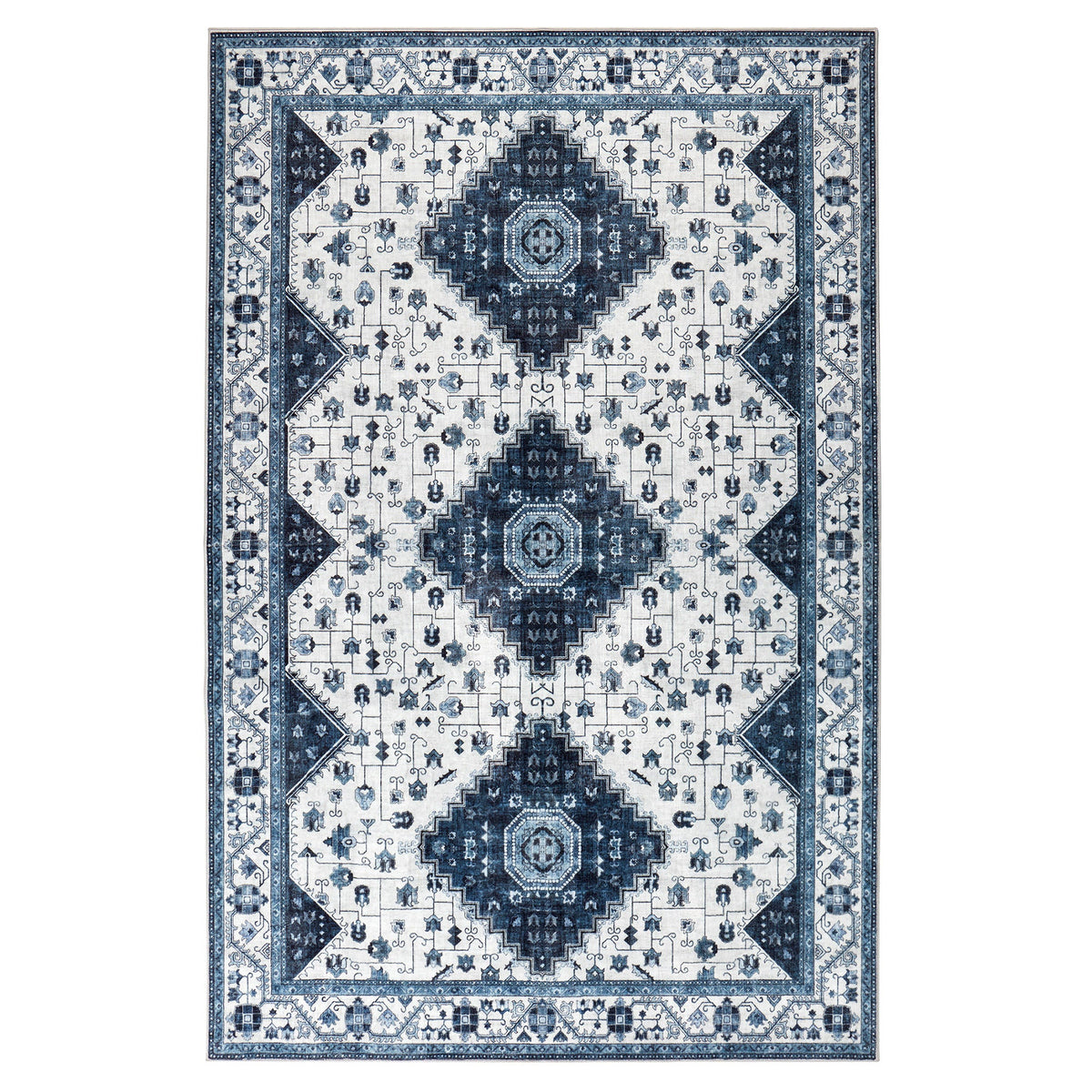 Wyatt & Ash Washable Indoor Area Rug, Cyrus 3' x 5'