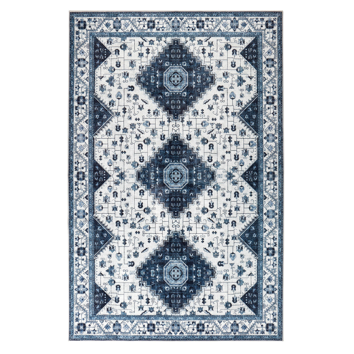 Wyatt & Ash Washable Indoor Area Rug, Cyrus 7'10" x 10'
