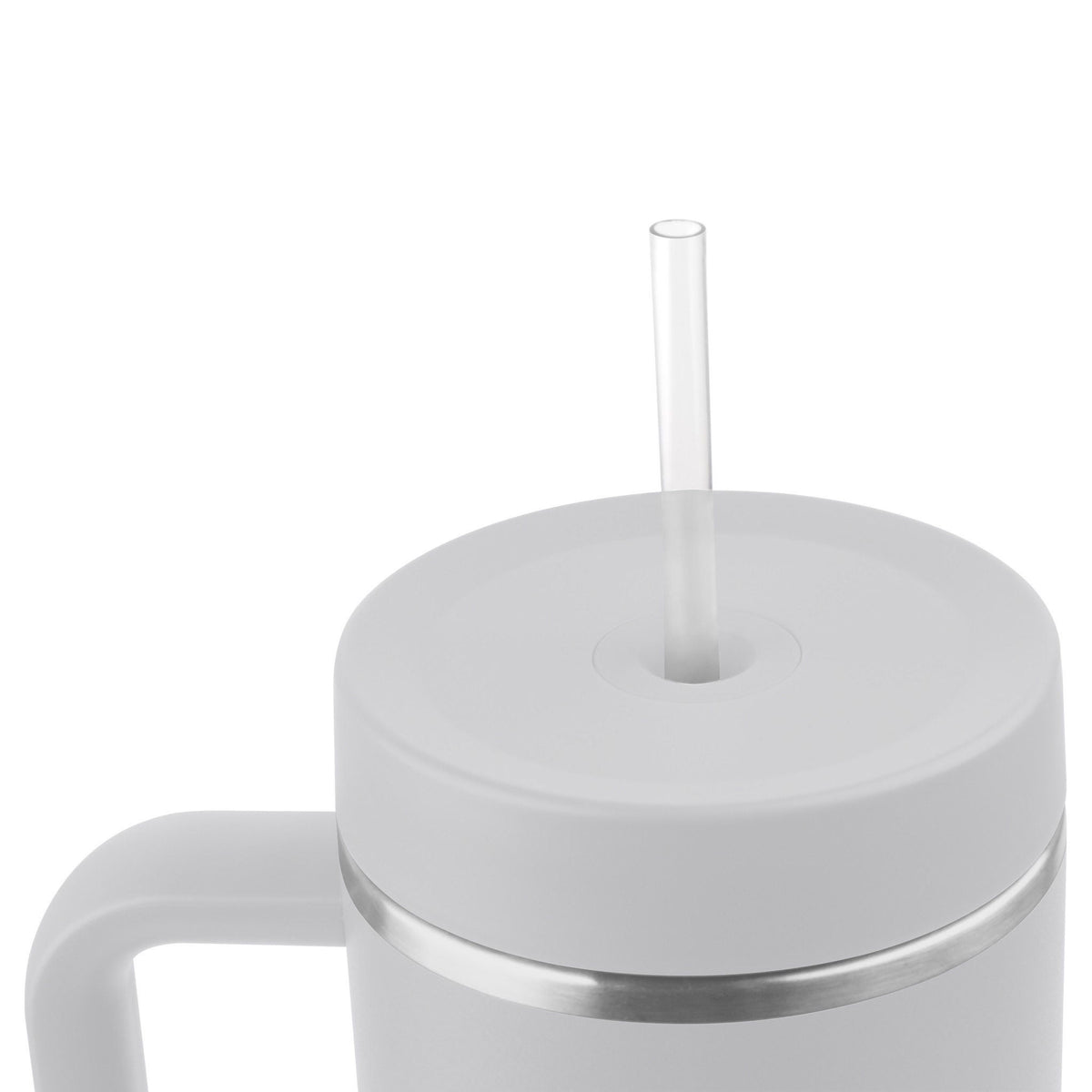 ThermoFlask 40 oz Insulated Stainless Steel Tumbler with Handle and Straw Lid, 2-pack