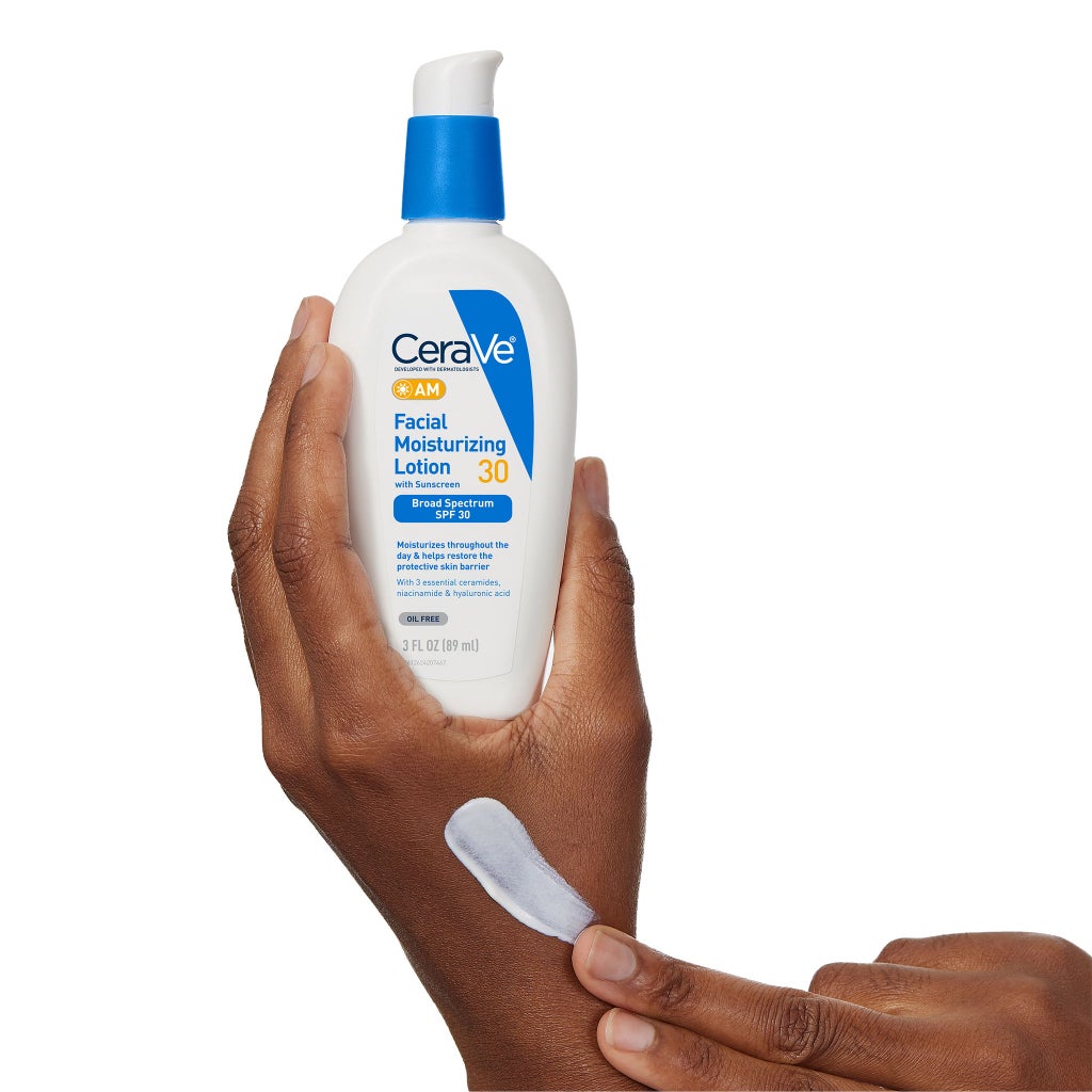 CeraVe AM Facial Moisturizing Lotion 30 SPF, 3 fl oz, 2-pack - product image