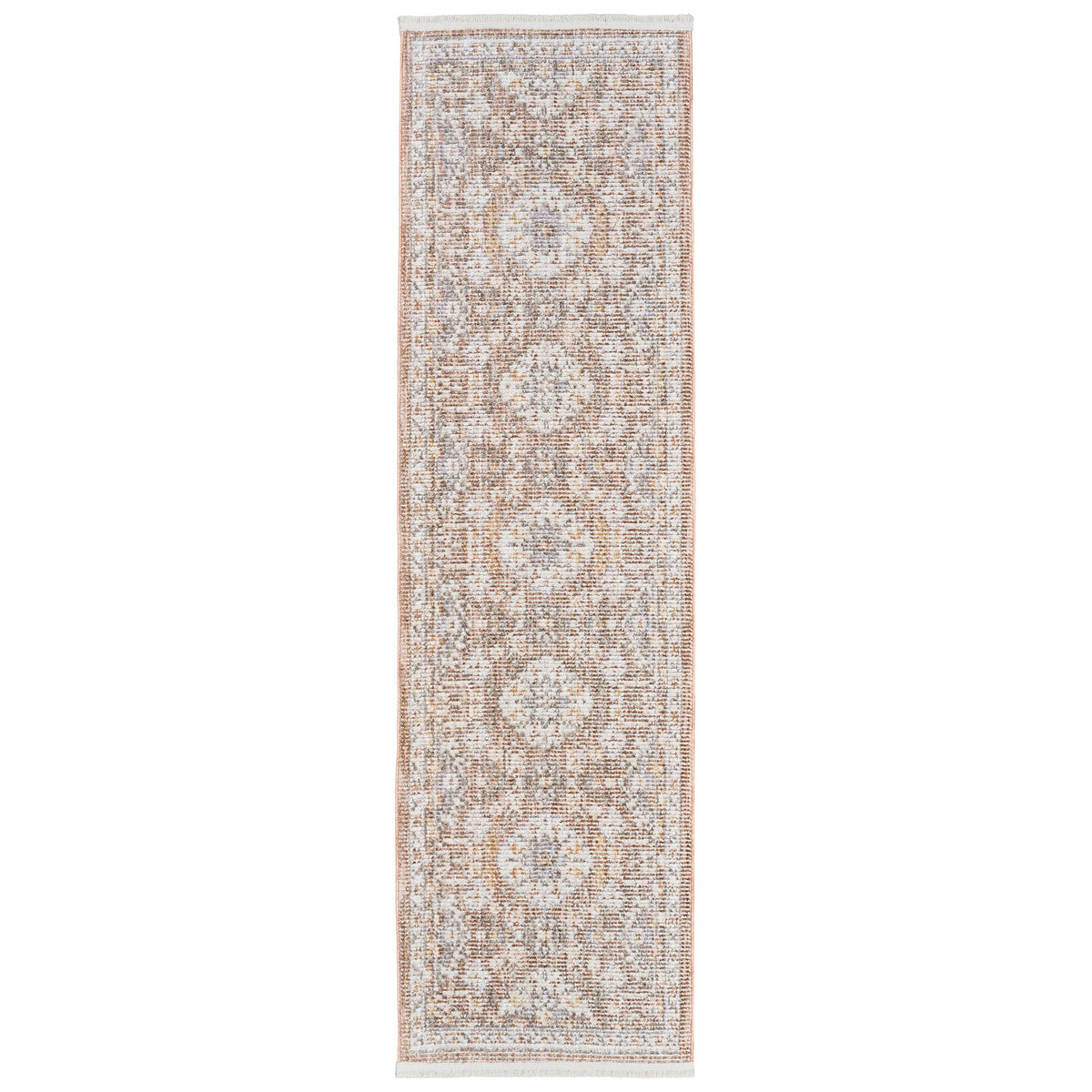 Nourison Hastings Area Rug Collection, Cian Ivory/Rust