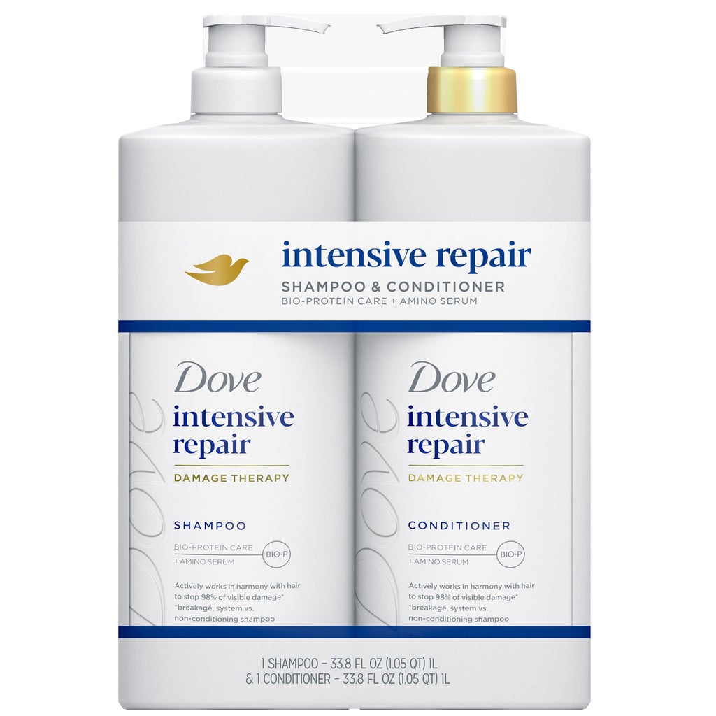 Dove Intensive Repair Damage Therapy Shampoo & Conditioner Set, 33.8 fl oz - product image