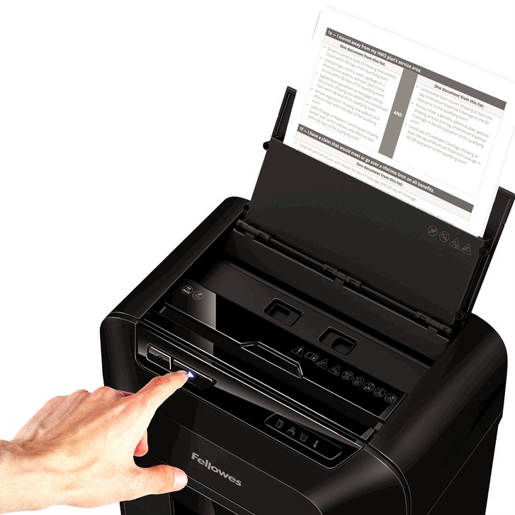 Fellowes AutoMax 100MA 100 Sheet Micro Cut Auto Feed Shredder – image 4