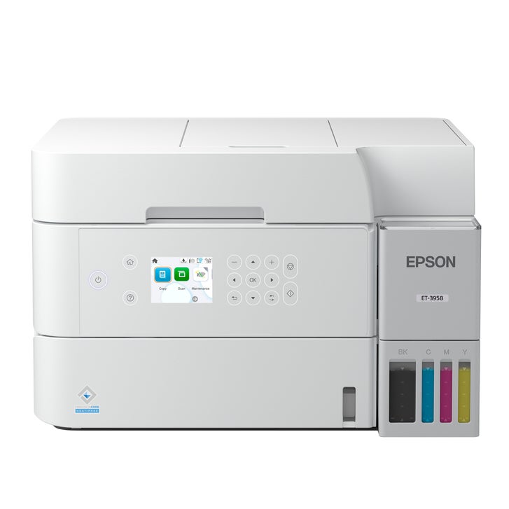 Epson EcoTank ET-3958 Wireless All-in-One Color Supertank Printer, White – image 6
