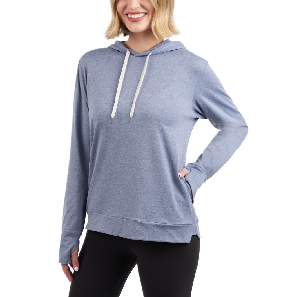 [color:blue] Kirkland Signature Women's Lightweight Hoodie - Blue - image 1
