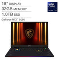 MSI Raider 18 HX 18" Gaming Laptop - Intel Core Ultra 9 285HX - NVIDIA RTX 5080 - 2560x1600 - Windows 11 - 32GB RAM - 1TB SSD – image 1