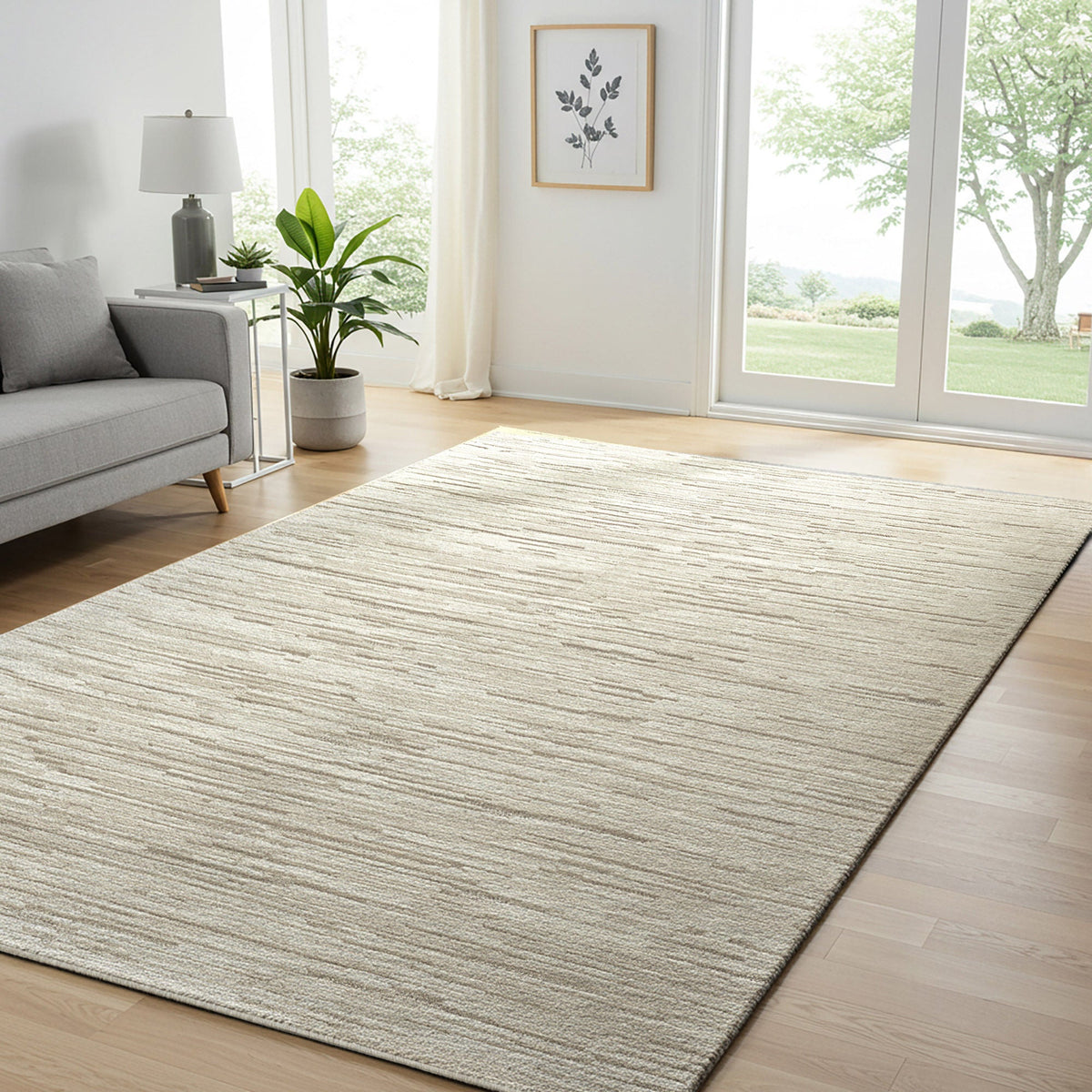Illume Area Rug Collection, Napat Ivory Beige