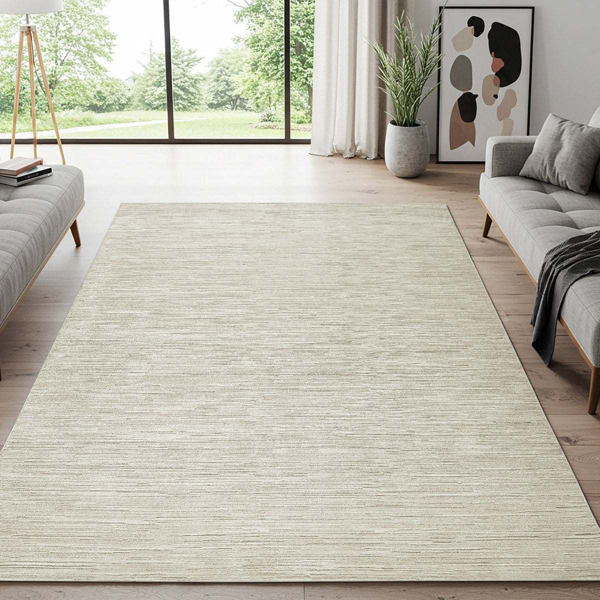 Illume Area Rug Collection, Napat Ivory Beige