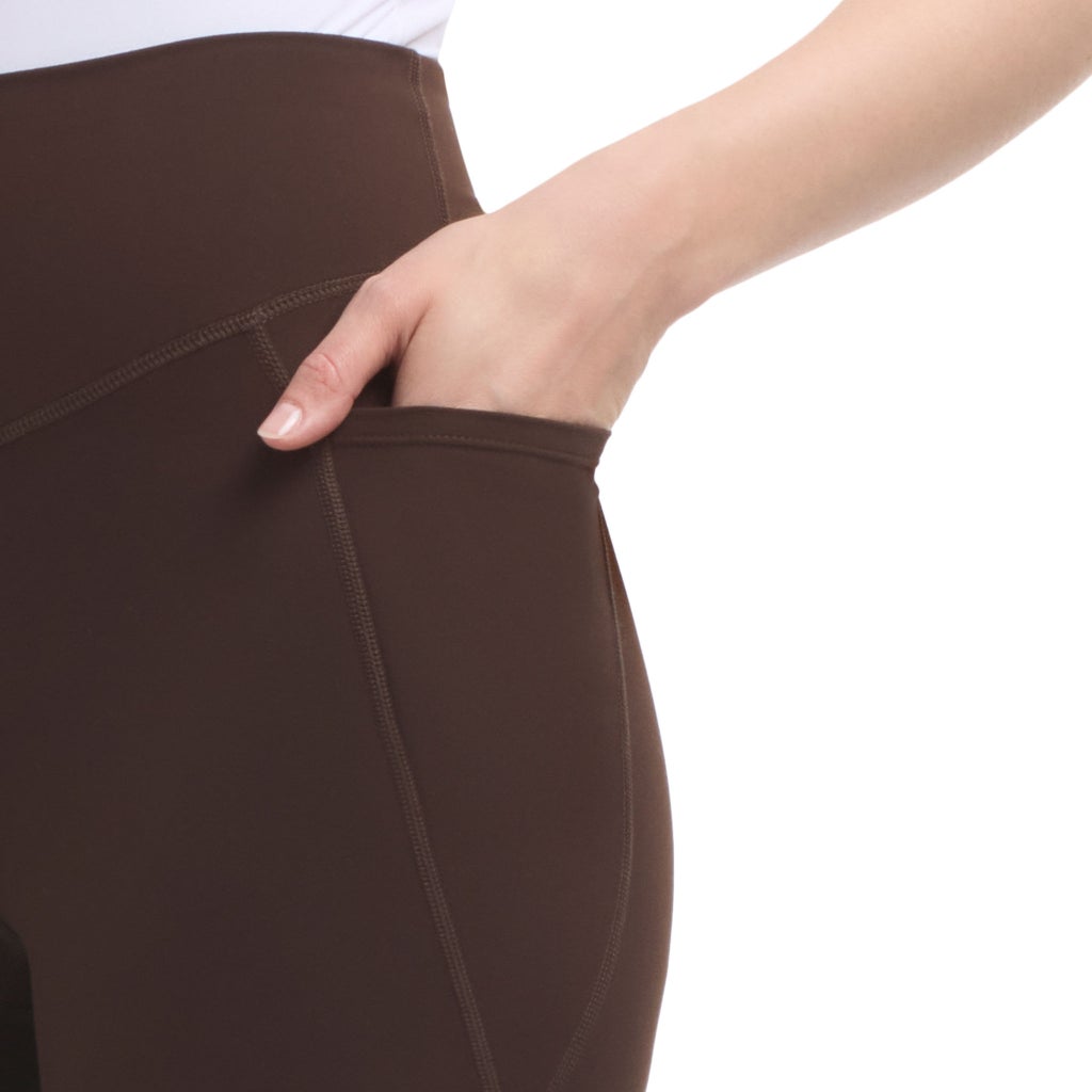 [color:brown] Jockey Women's Yoga Pant - Brown - image 3