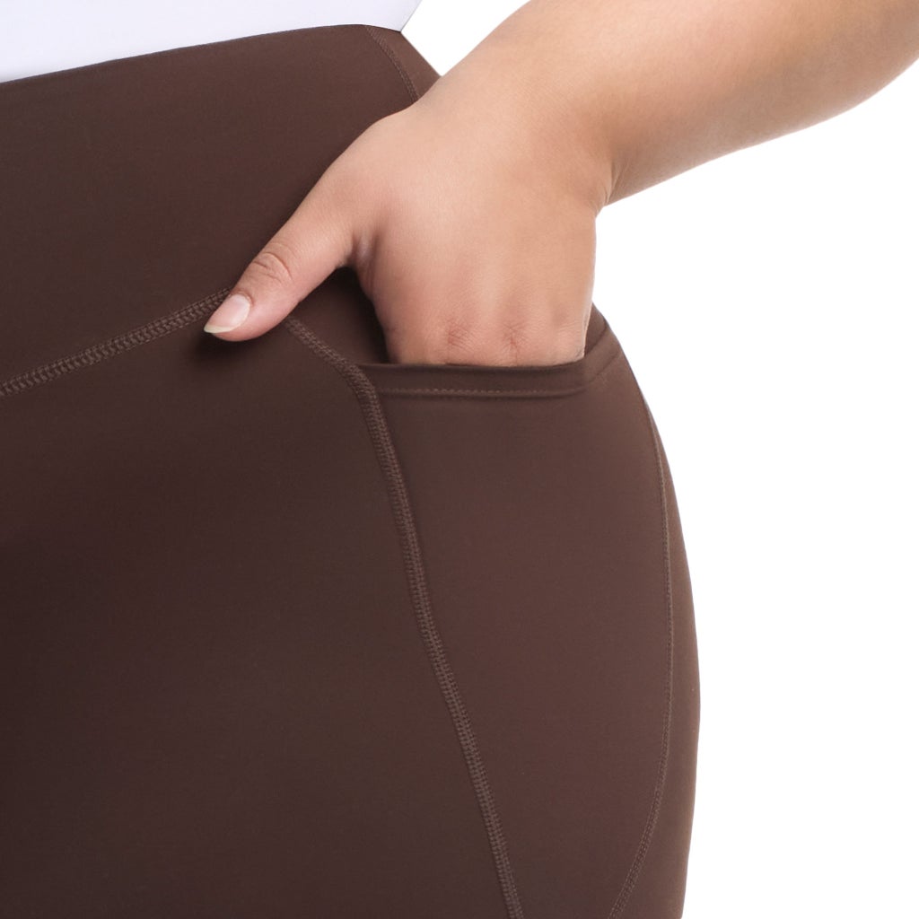 [color:brown] Jockey Women's Yoga Pant - Brown - image 9