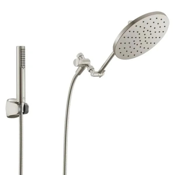 Delta adjustable shower head with hand shower