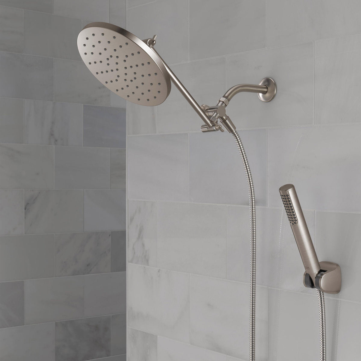 Delta Adjustable Shower Head with Hand Shower