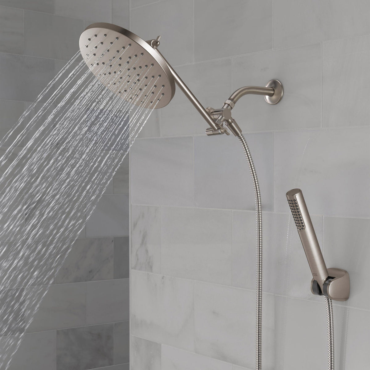 Delta Adjustable Shower Head with Hand Shower