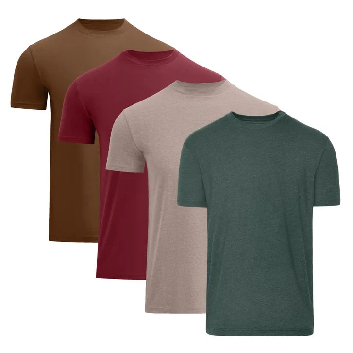 True Classic Men's Classic Crew Neck Tee, 4-pack