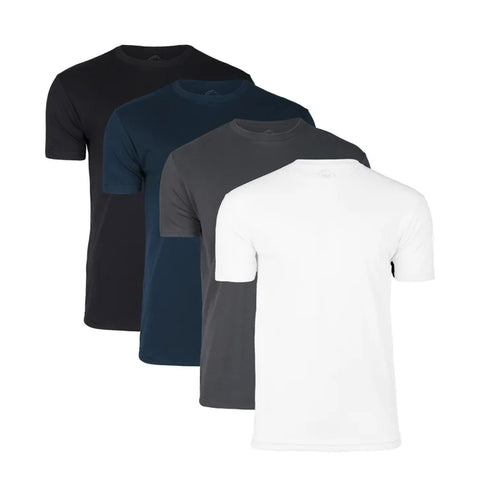 True Classic Men's Classic Crew Neck Tee, 4-pack