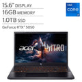 Acer Nitro V 15.6" Gaming Laptop - Intel Core i7-13620H Processor - NVIDIA GeForce RTX 5050 Laptop GPU - Full HD IPS 165Hz Display - 16GB DDR4 - 1TB PCIe Gen 4 SSD - Windows 11 Home – image 1